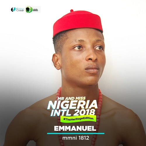 candidatos a mr international nigeria 2018. final 7 oct. 1812_-_EMMANUEL