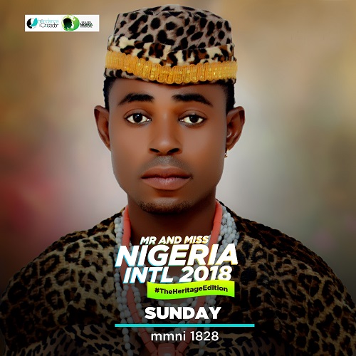 candidatos a mr international nigeria 2018. final 7 oct. 1828_-_SUNDAY